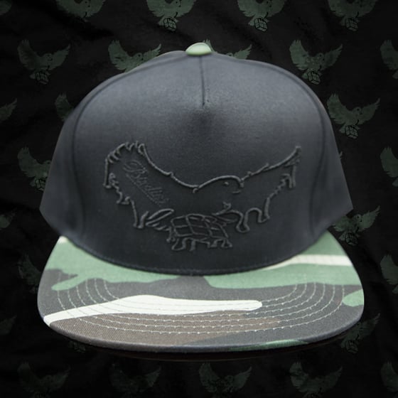 Image of Black/Camp Dripping Snapback