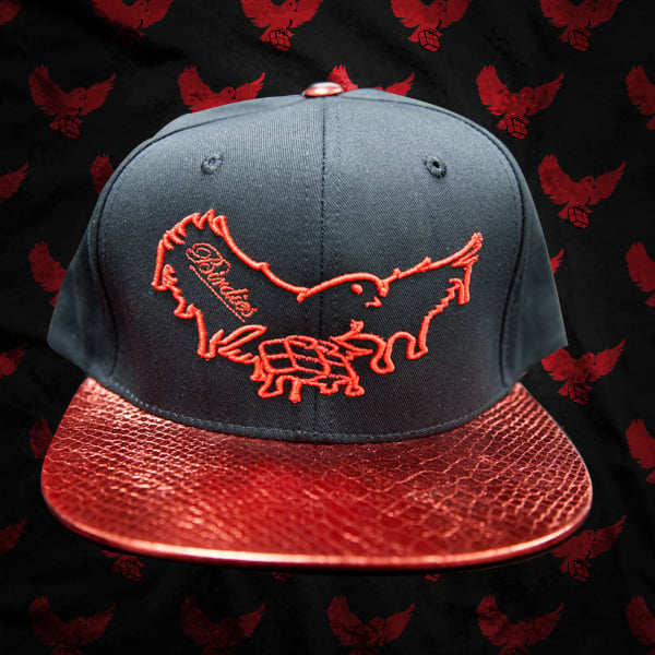 Image of Black/Red Dripping Snapback