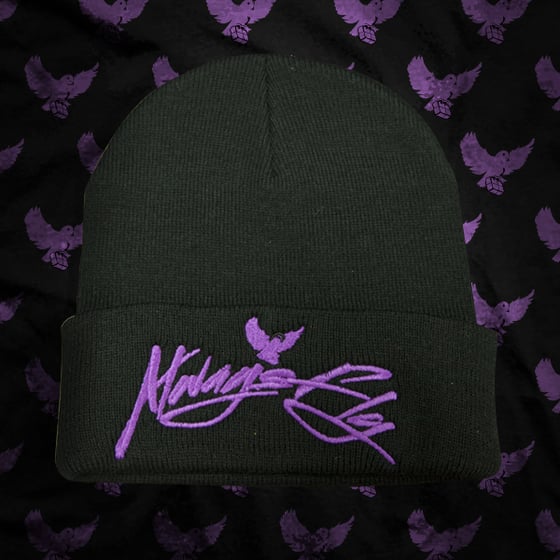 Image of Black/Purple Always Fly Touque