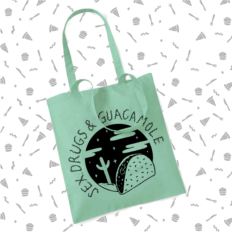 Image of Sex, Drugs & Guacamole Tote Bag