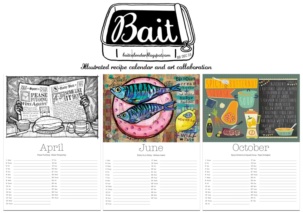 Image of 2015 Bait Calendar