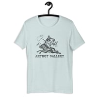 Image 8 of Artbot Horse Fly Printed in Black Unisex t-shirt