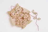 Image 2 of Ollie Bird!™Solid Wood Sewing Puzzle