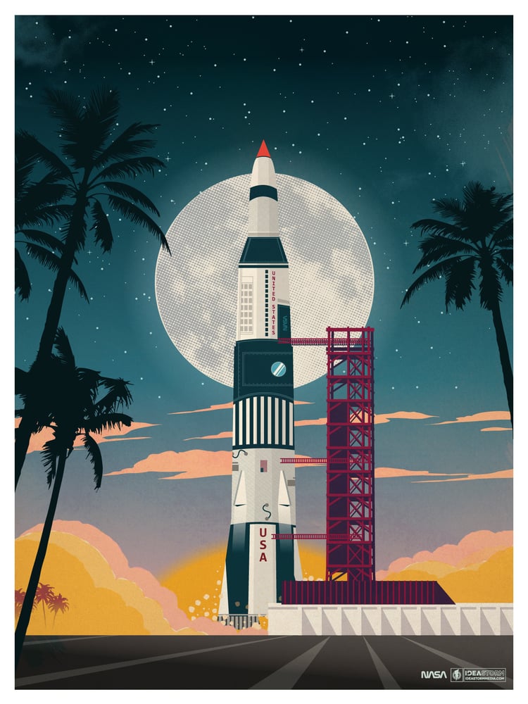 Image of Vintage Cape Canaveral Print