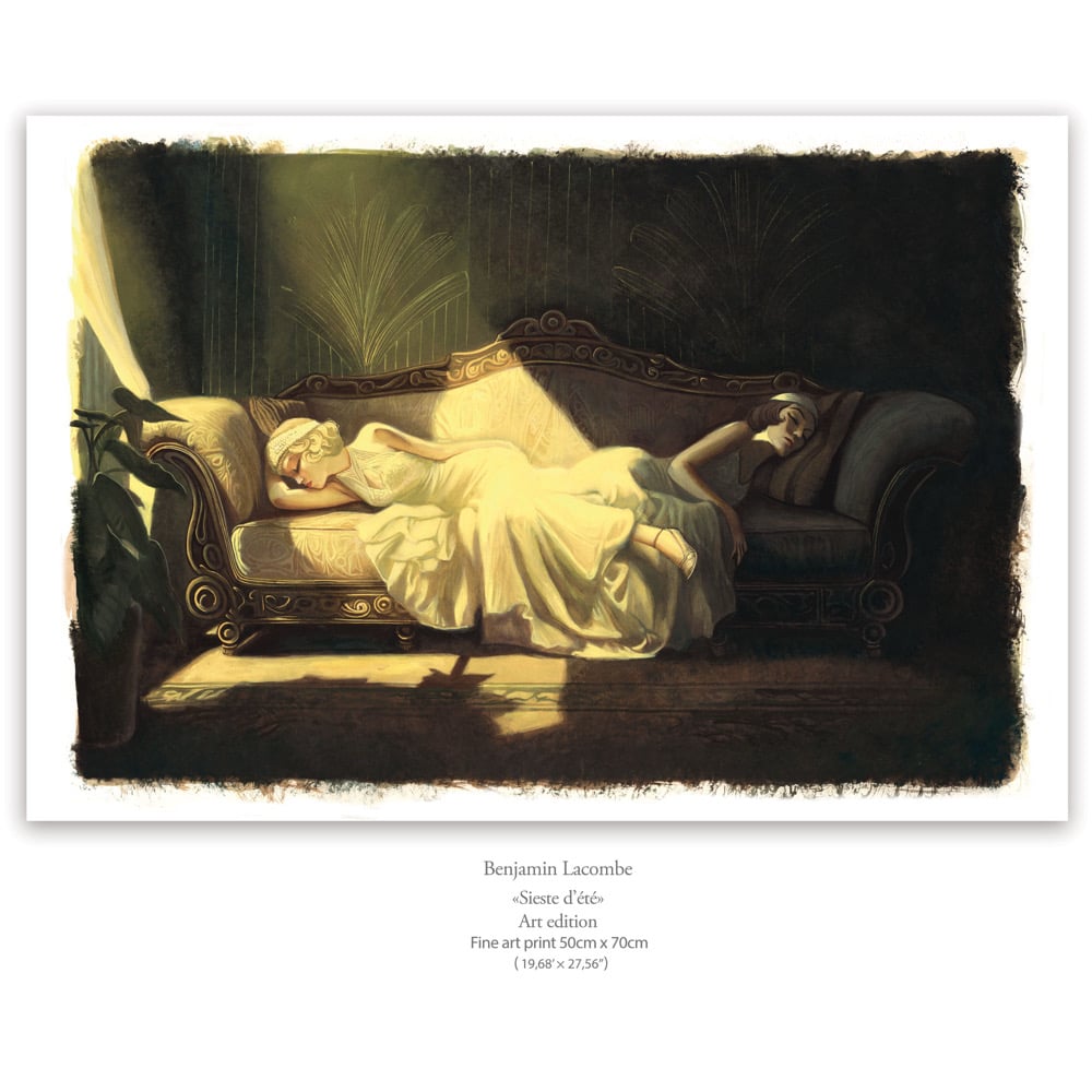 Image of Sieste d’été - Edition Art Embellished