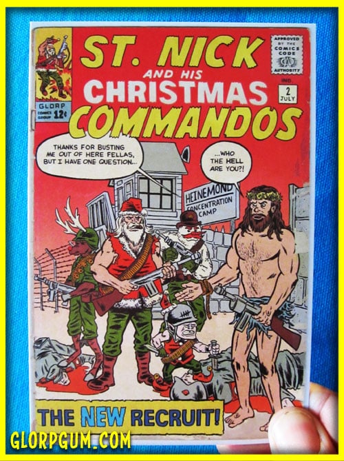 St. Nick and His Christmas Commandos Holiday Cards