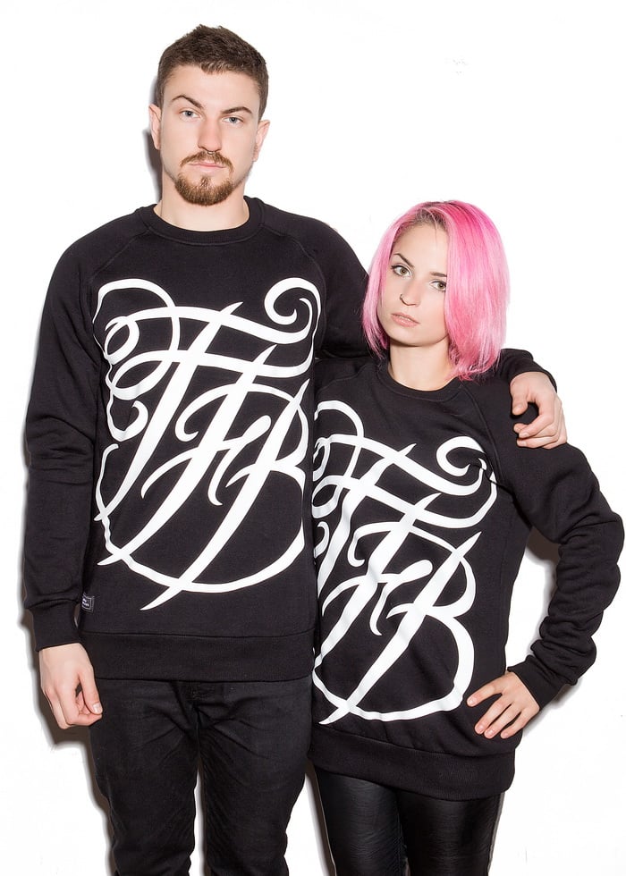 Image of TFB logo sweatshirt designed by TFB Clothing