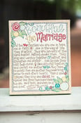 Image of Beautiful the Marriage Small Canvas