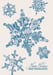 Image of Holiday San Francisco Snowflake Card Pack - 16 Cards 16 Envelopes