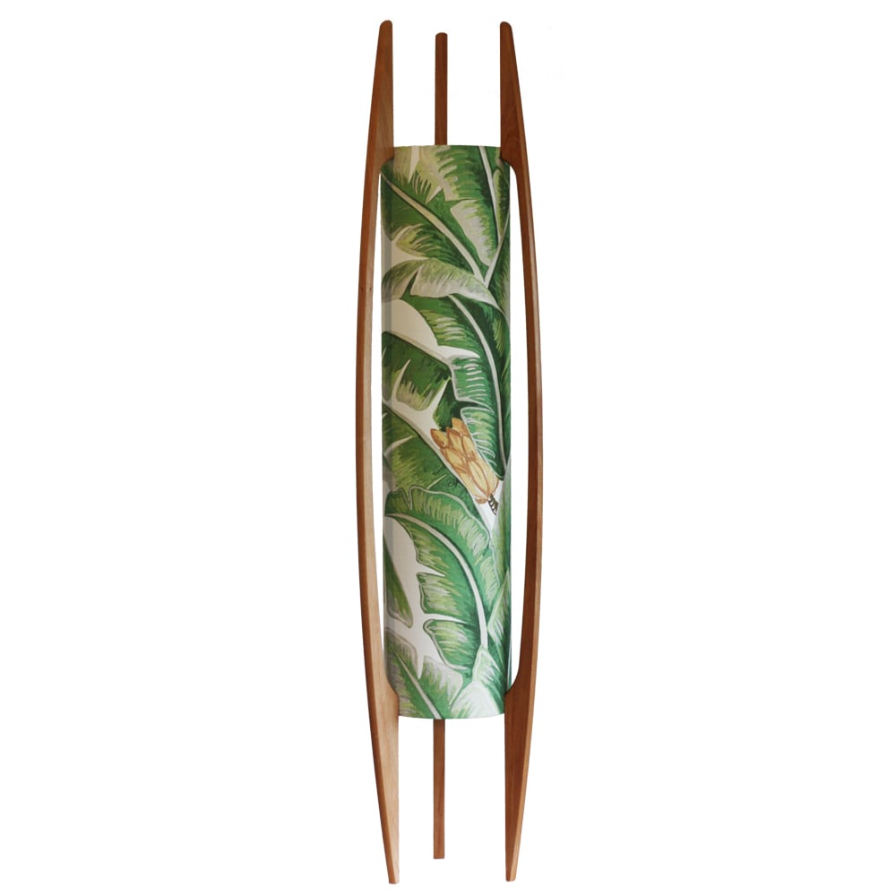 Image of Palm Leaf Rocket Lamp (tall)