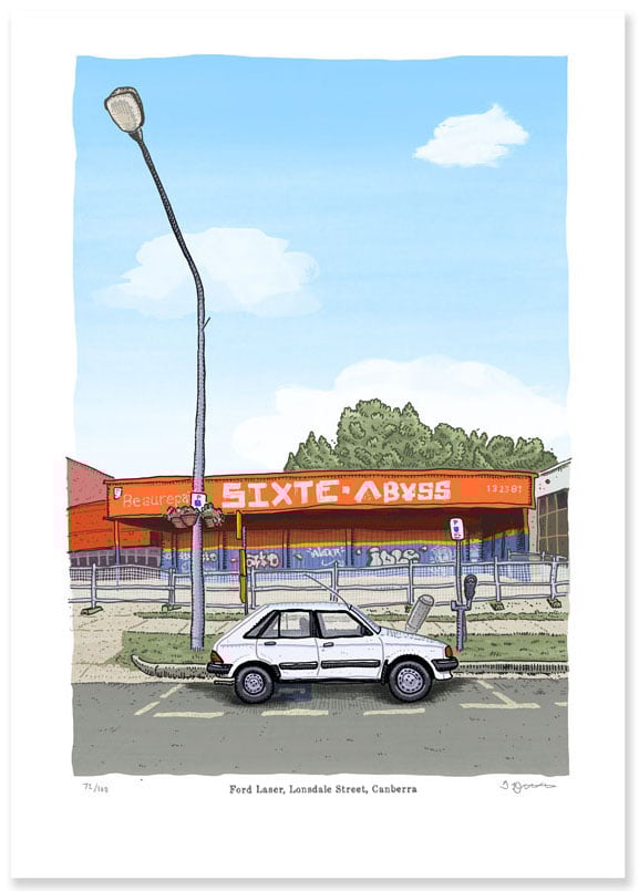 Lonsdale Street limited Edition Digital Print