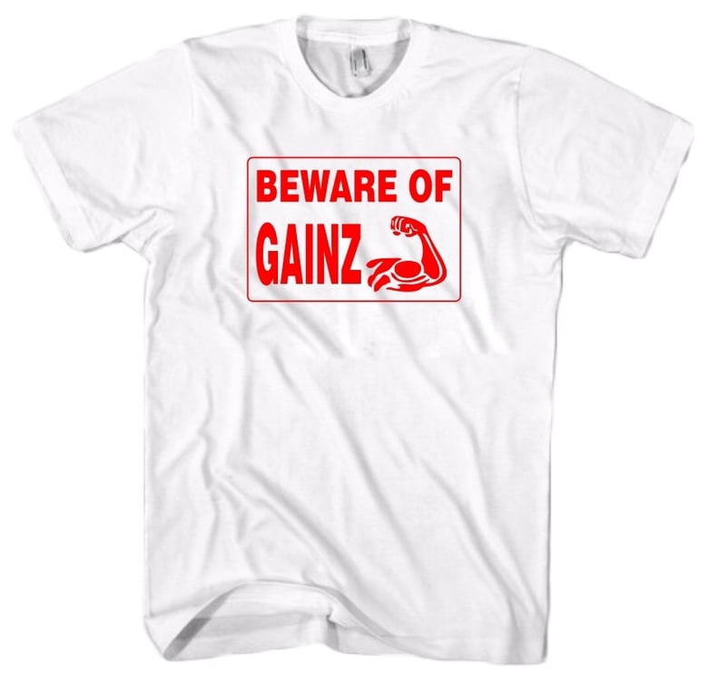 Image of Beware of GAINZ tank top