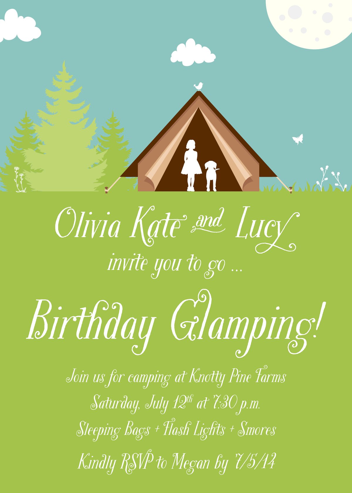 Glamping Invitation