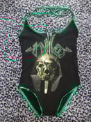 Image of zip up front nile body suit size small/ medium