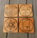 Image of Sacred Geometry Coasters