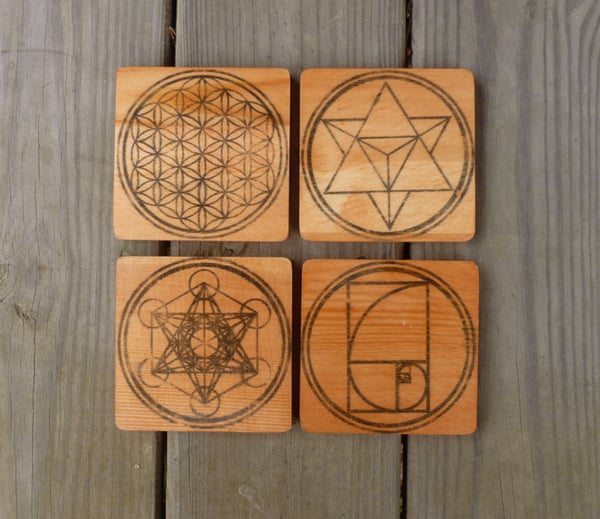 Image of Sacred Geometry Coasters