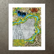 Image of Mapping Davies Creek - Art Print