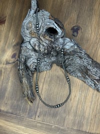 Image 4 of 3mm-6mm Graduated Sterling Silver Pearls 