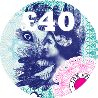 Inkspot gift voucher £40.00. valid until end of December 2025