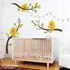 Gumnut Babies - Wattle Babies on Branches Wall Decals