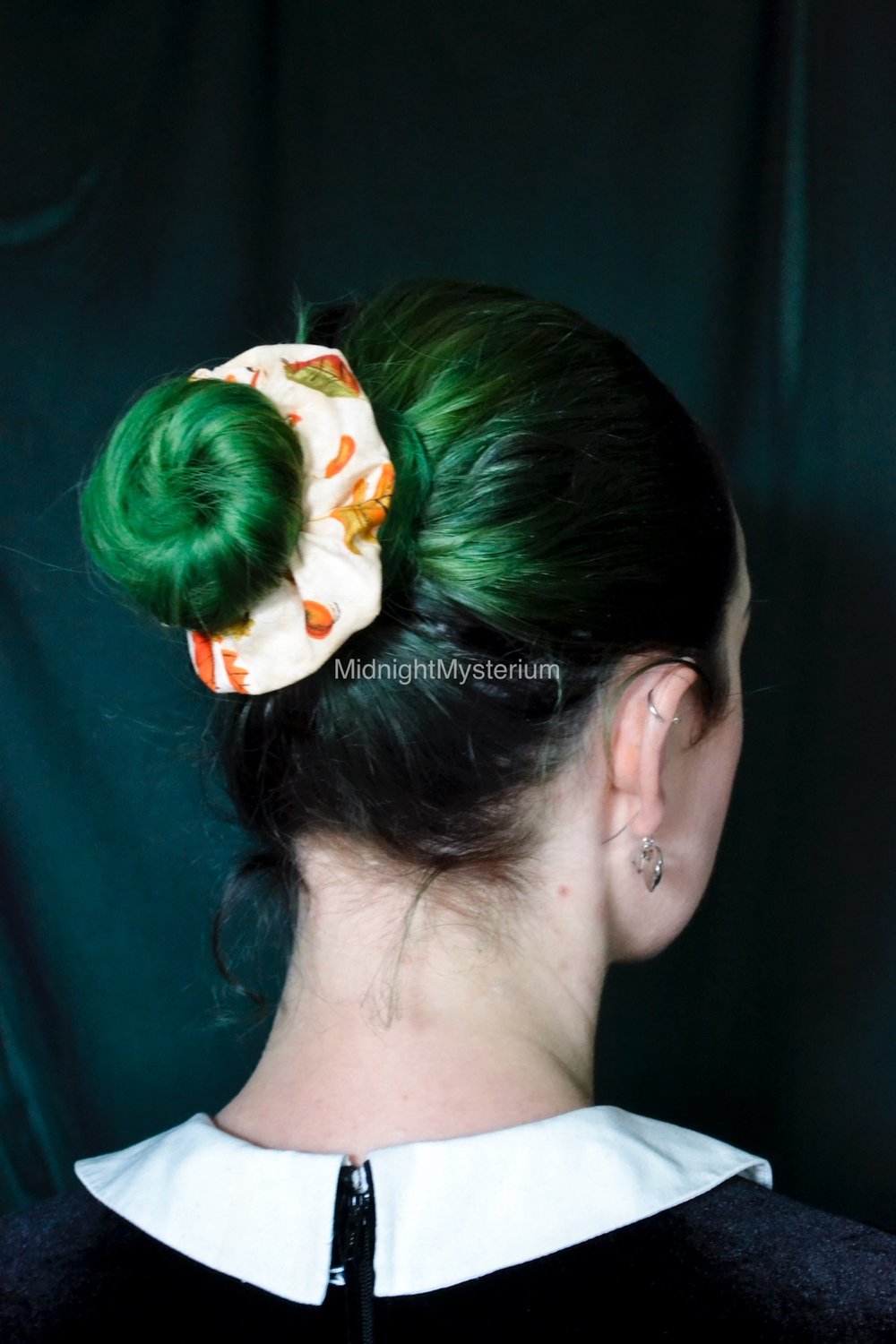 Autumn Leaves Scrunchie