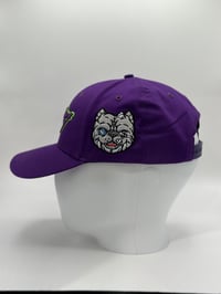 Image 3 of PURPLE/GREEN SNAP HAT