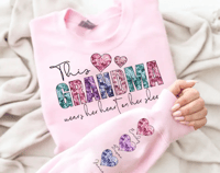 Grandma crewneck pink 