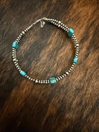 Image 3 of Square Stone Turquoise Chokers