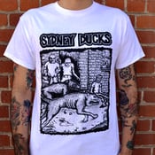 Image of SYDNEY DUCKS - "Mutant Skin" T-shirt (white)