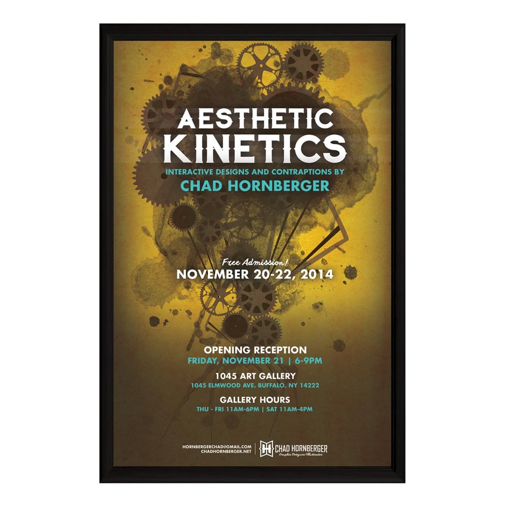 Image of Aesthetic Kinetics Exhibition Poster