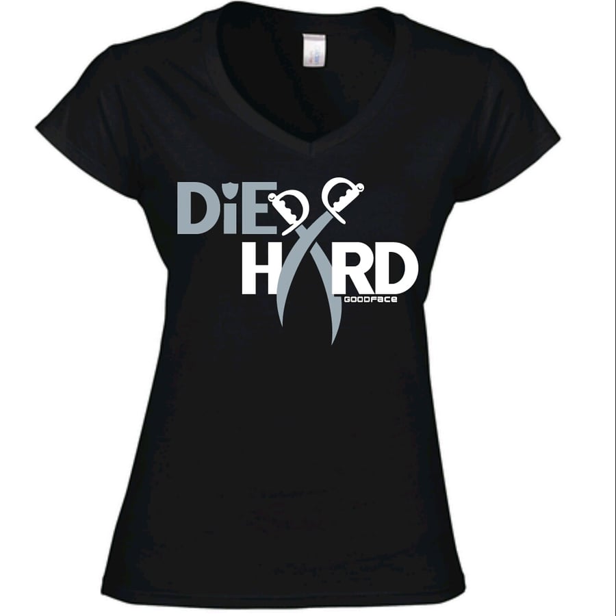 Image of BLACK "DIE Hard" Ladies Gear