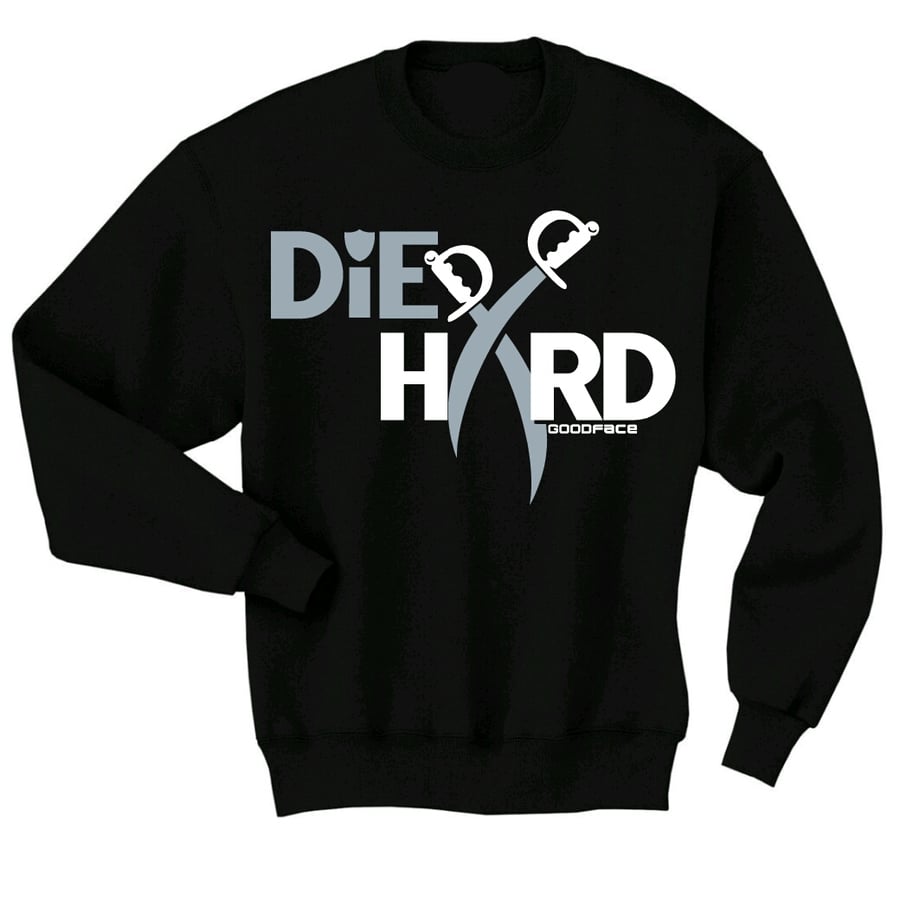 Image of BLACK "DIE Hard" Crewneck