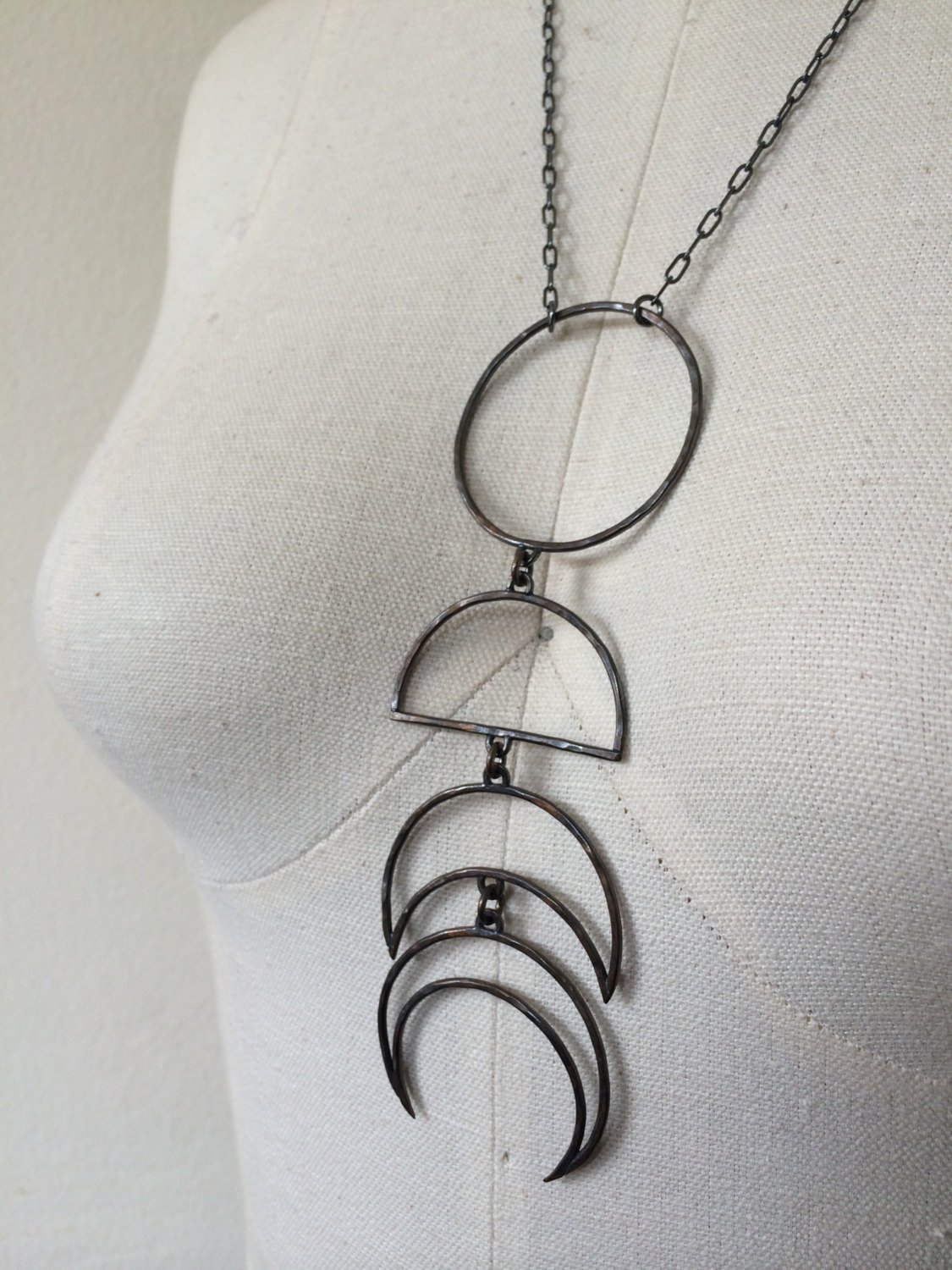 Image of Fortnight Moon phase necklace