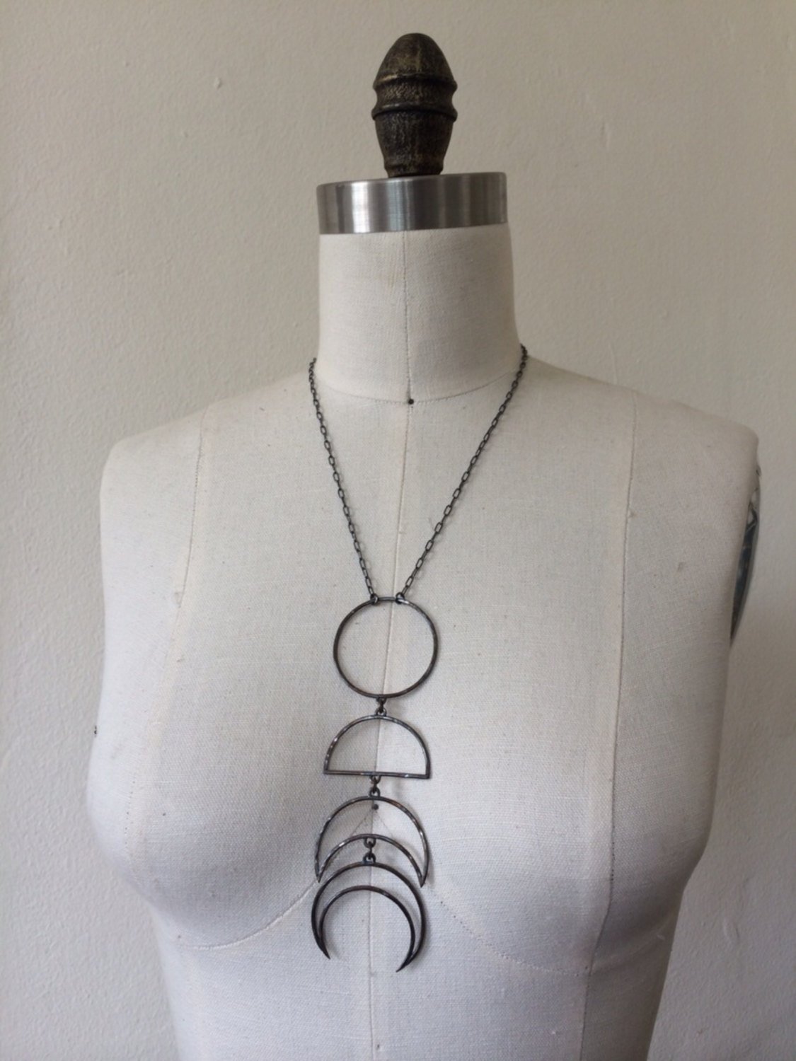 Image of Fortnight Moon phase necklace