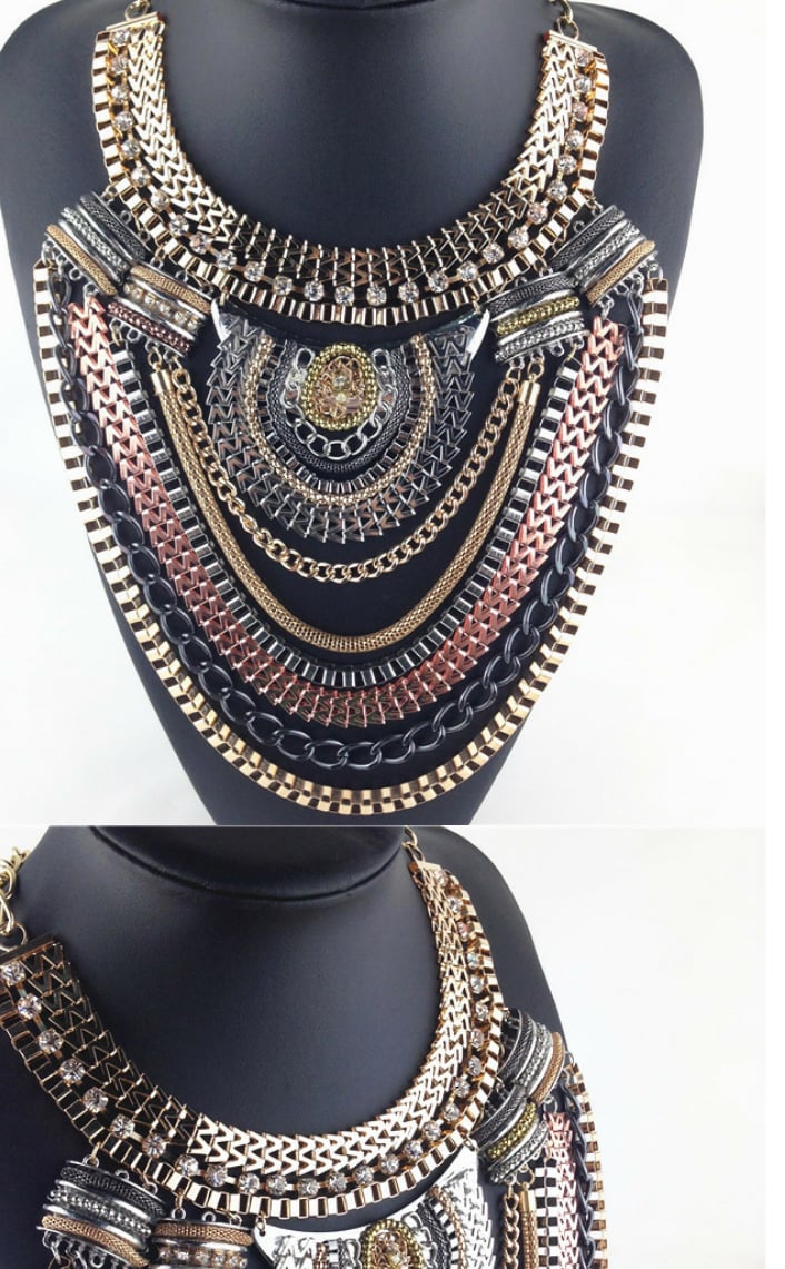 Pretty cool necklace • /r/pics | Boho statement necklace, Statement necklace,  Big necklace