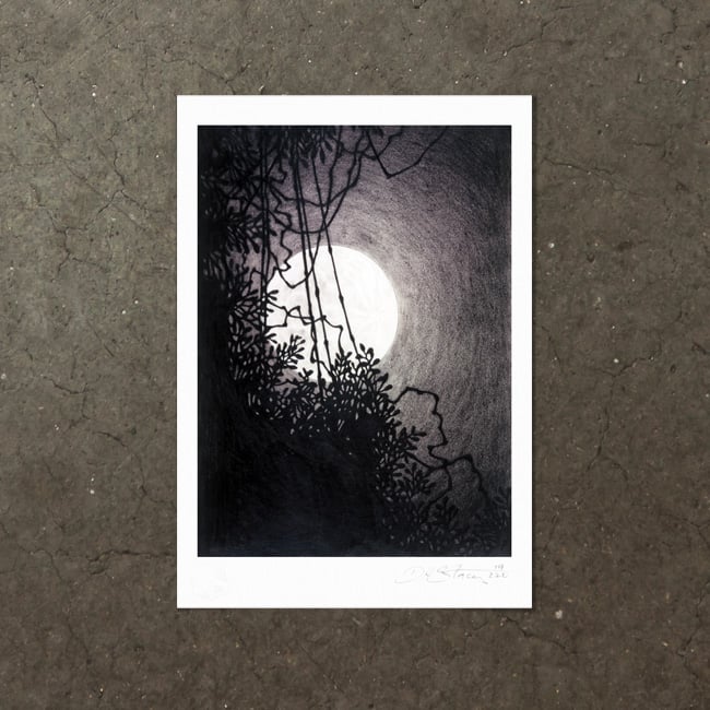 Image of Moon Rising - Art Print