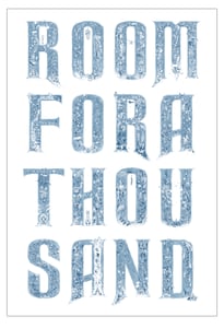 Image of "ROOM FOR A THOUSAND" signed print