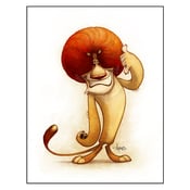 Image of "Call Me" Lion Print