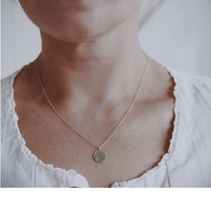 Image of *SALE - WAS £235 * Arrow disk necklace