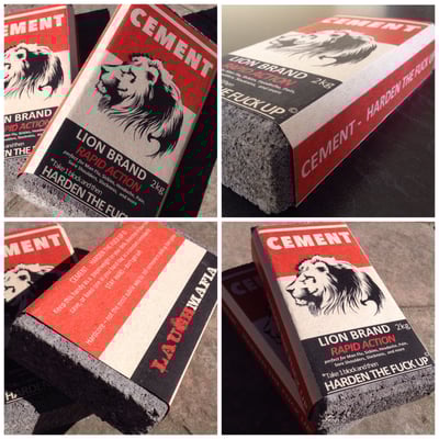 Image of NEW! CEMENT BLOCK - HARDEN THE FUCK UP!