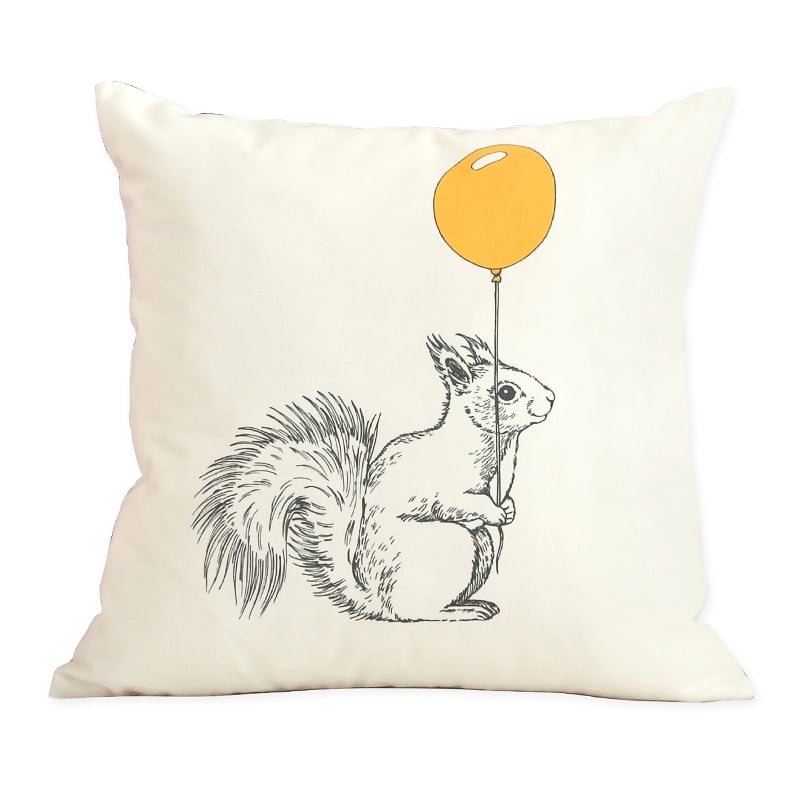 Image of Grand coussin écureuil 45x45cm -50%