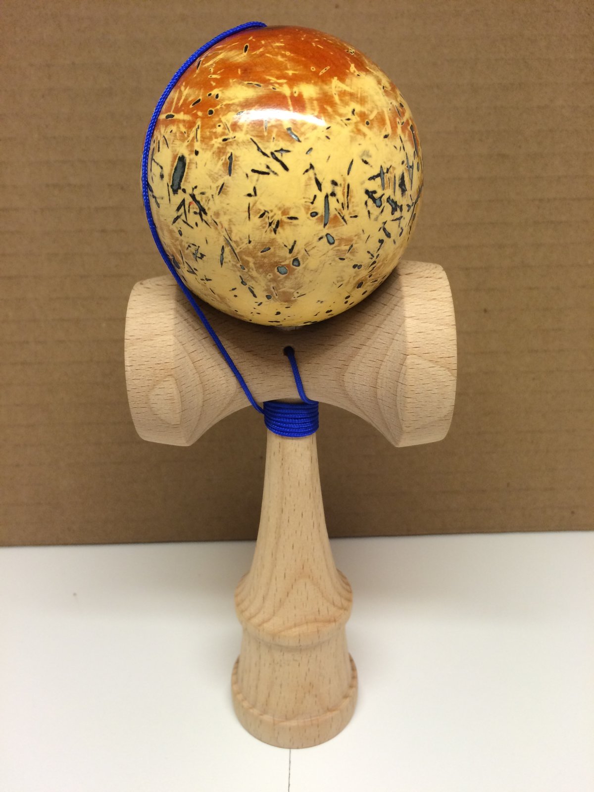 Reclaimed Ozora tama with Silver scars / Boston Kendama