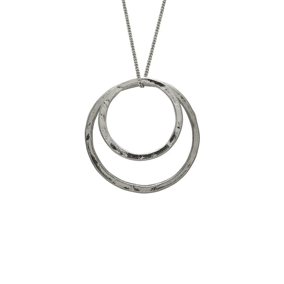 Image of Hoops Necklace Double