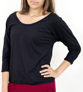 Image of Jump in Pulli/ Raglan Top - schwarz