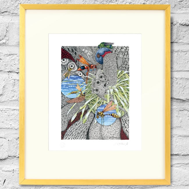 Image of BZZZZ - Framed Print