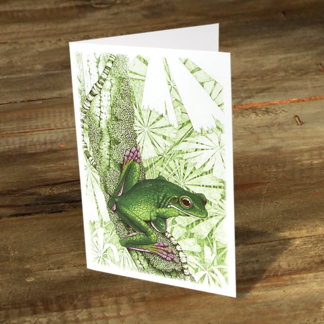 Image of Giant Green Tree Frog - Gift Card