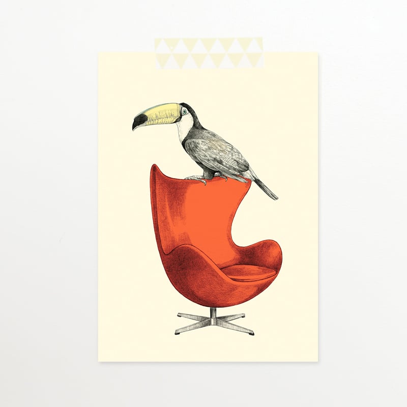 Image of Carte postale simple Toucan