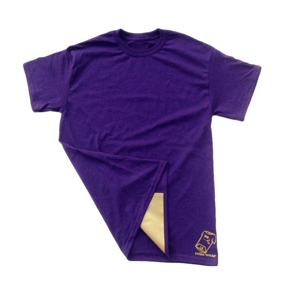 Image of Purp and gold  Rolla Wear Tshirt 