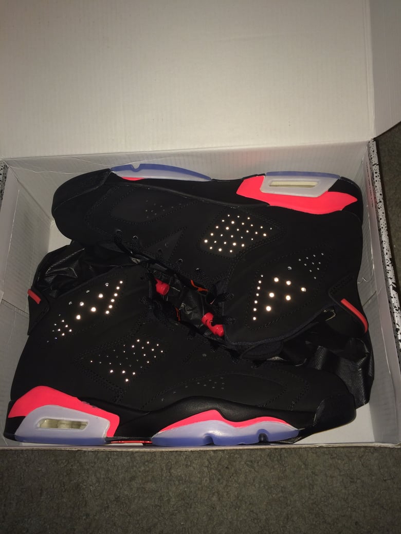 Image of Black Infrared 6s  ( Men)