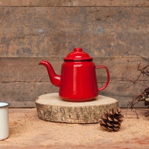 Image of fforest enamel teapot for two